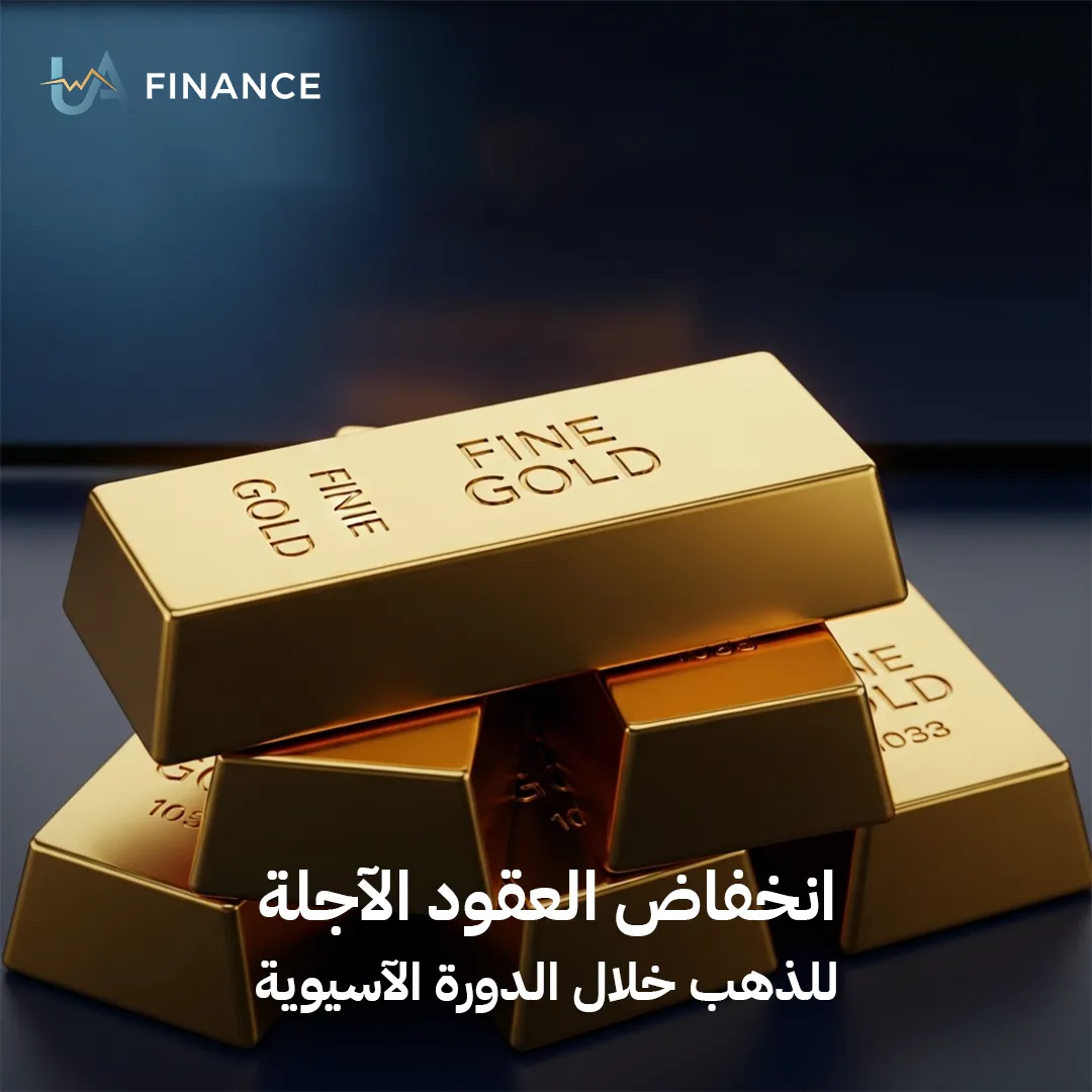 تراجع العقود الآجلة للذهب خلال التداولات الأمريكية مع صعود الدولار